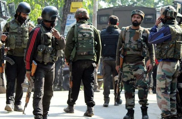 قوات الأمن الهندية في ولاية جامو وكشمير