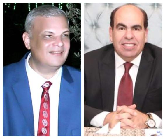 الدكتور ياسر الهضيبى نائب رئيس حزب الوفد والكاتب الصحفى صالح شلبى