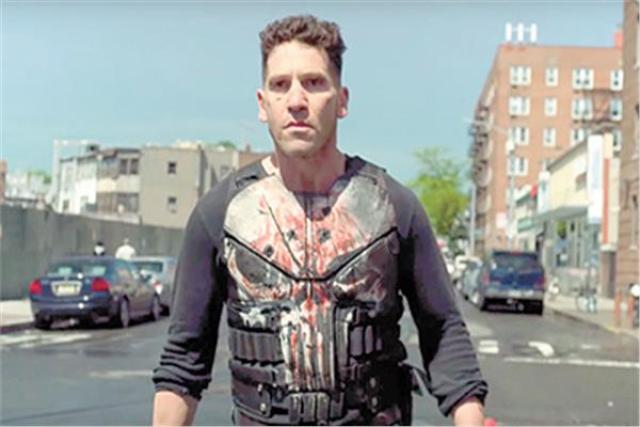 مشهد من مسلسل «The Punisher»