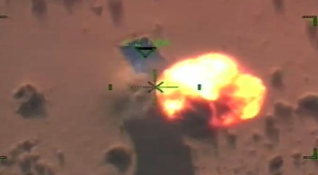 القوات المسلحة تنشر فيديو يوثق استهداف العناصر الإرهابية بشمال سيناء
