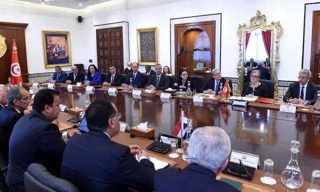 لقاء رئيس الوزراء مع رئيسة الحكومة التونسية