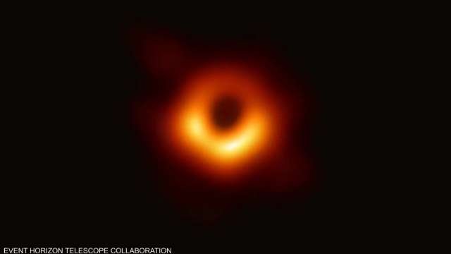 صورة حية للثقب الأسود