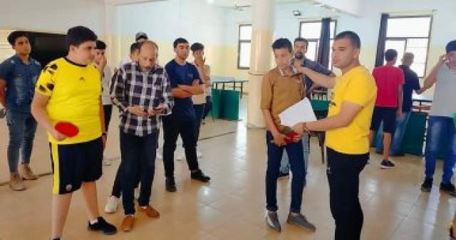 ”شباب كفر الشيخ” تنظم مسابقة رياضية لتنس الطاولة للطلائع بالإرادة والتحدى