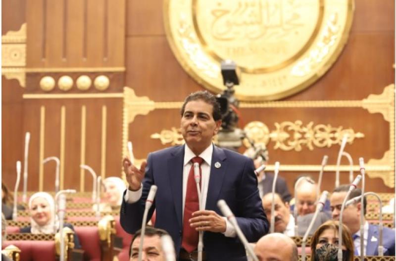 النائب أبو النجا المحرزى  يرفض قرار البرلمان الاوربى بشأن حقوق الانسان فى مصر