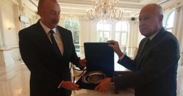 أبو الغيط يلتقي رئيس أذربيجان