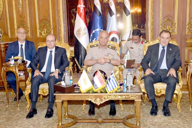 إجتماع ثلاثى لوزراء دفاع مصر وقبرص واليونان 