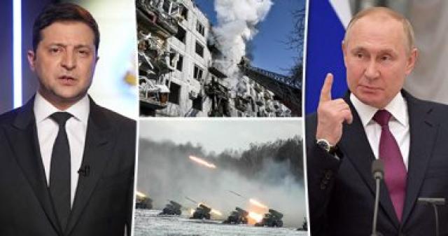 الرئيس الروسى ونظيره الأوكرانى والحرب