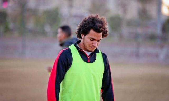 عمرو السيسى لاعب وسط طلائع الجيش