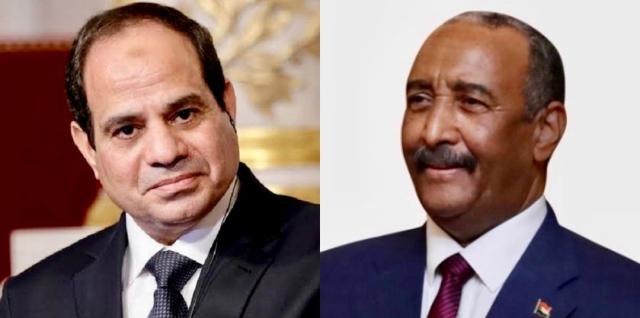 الرئيس السيسي يهنئ البرهان بمناسبة حلول عيد الأضحى المبارك