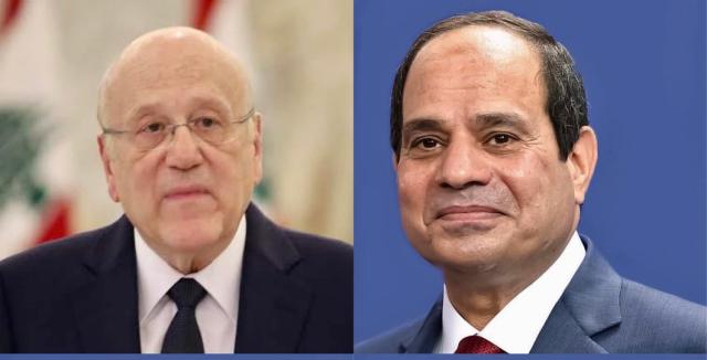 الرئيس السيسي يتصل برئيس الوزراء اللبناني لتهنئته بعيد الأضحى المبارك