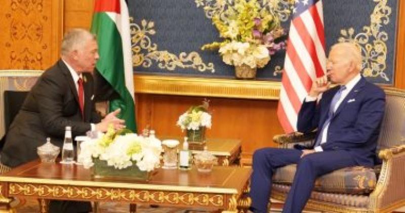 الرئيس الأمريكي وملك الأردن