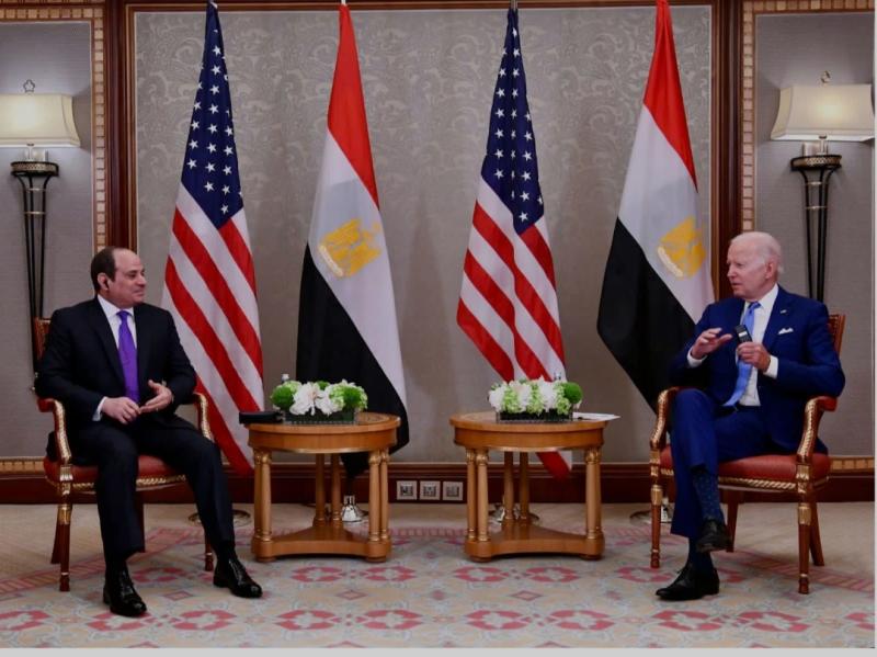 البيان المصري الأمريكي.. السيسي وبايدن يجددان التزامهما بالحوار الاستراتيجي وتعزيز الشراكة