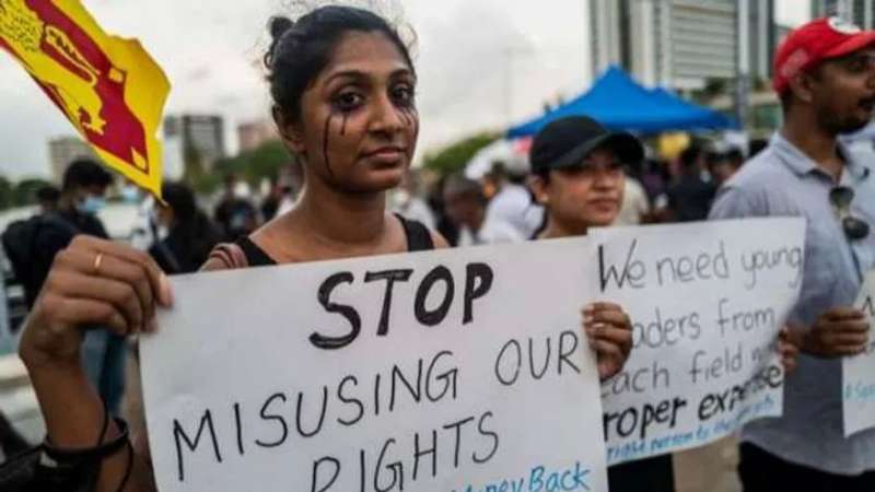 احتجاجات سريلانكا