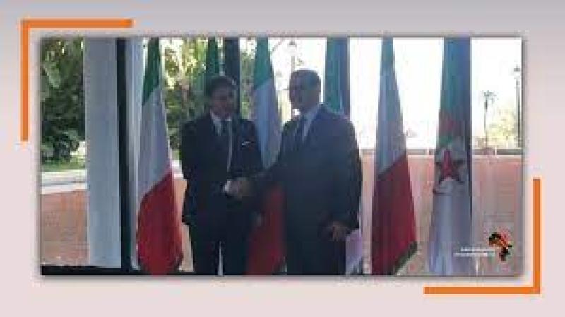 رئيس الوزراء الإيطالي في الجزائر