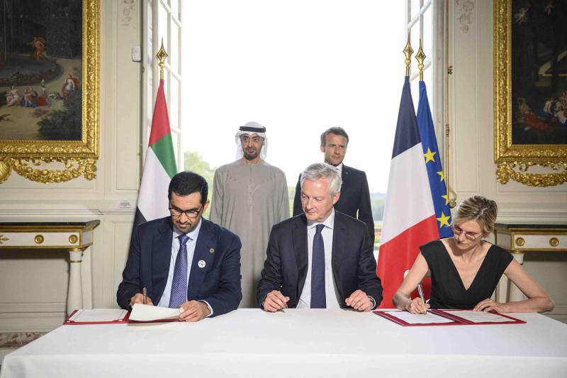 الإمارات وفرنسا توقعان اتفاقية شراكة شاملة في مجال الطاقة