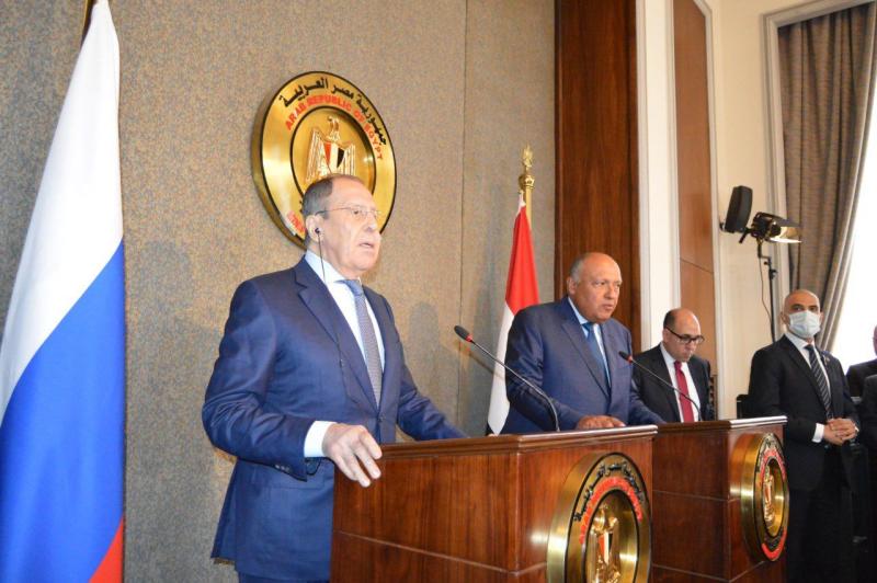 وزير خارجية روسيا: مصر أكدت ضرورة الحل السياسى للأزمة الأوكرانية