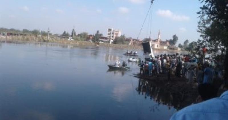انتشال جثتى فتاتين غرقتا في نهر النيل بمغاغة شمال المنيا