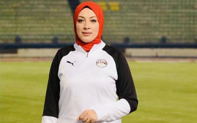 دينا الرفاعي عضو مجلس إدارة الاتحاد المصري لكرة القدم