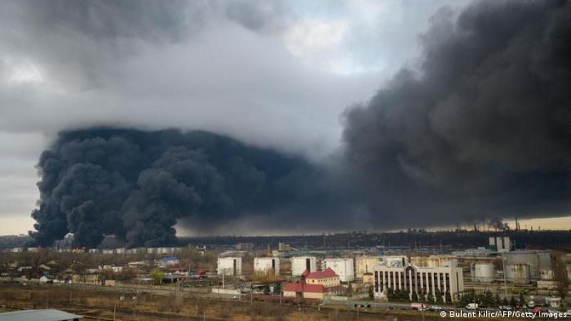 تدمير زخيرة بأوكرانيا 