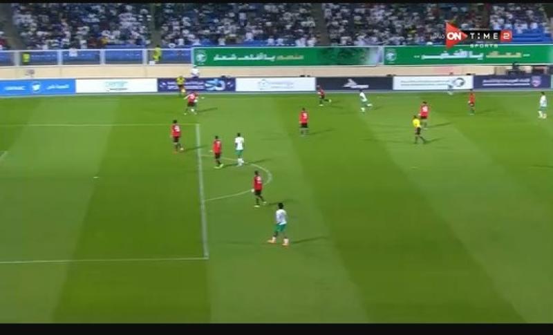 الهدف الاول للسعودية ببطولة كأس العرب