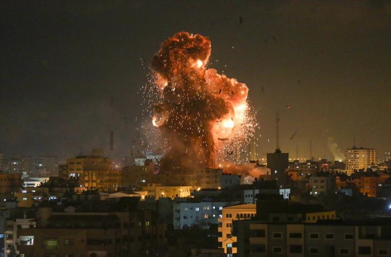 الغارات الإسرائيلية على غزة