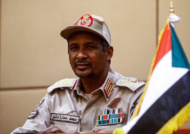 نائب رئيس مجلس السيادة الانتقالي السوداني الفريق أول محمد حمدان دقلو