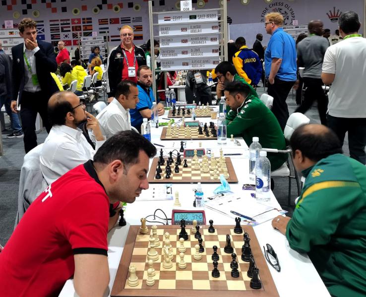 بعثة مصر للشطرنج في تصدر قائمة الدول الأفريقية