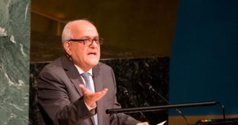 مندوب فلسطين الدائم لدى الأمم المتحدة السفير رياض منصور