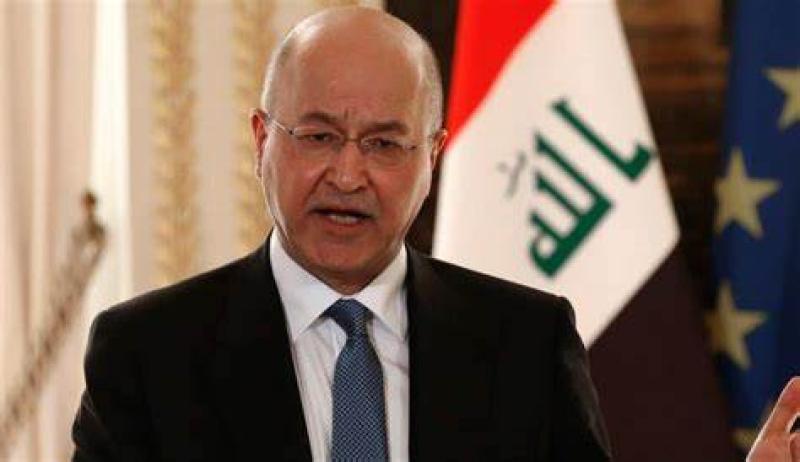 الرئيس العراقي يدعو إلى تغليب لغة الحوار.. ويؤكد: التظاهر السلمي حق مكفول دستوريا