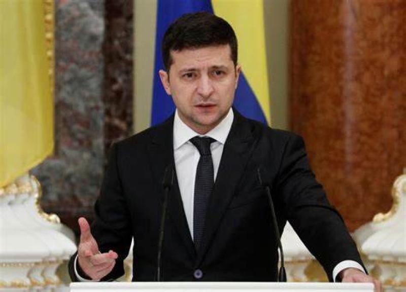 الرئيس الأوكرانى يطالب القوات الروسية بمغادرة محطة زابوروجيا للطاقة النووية