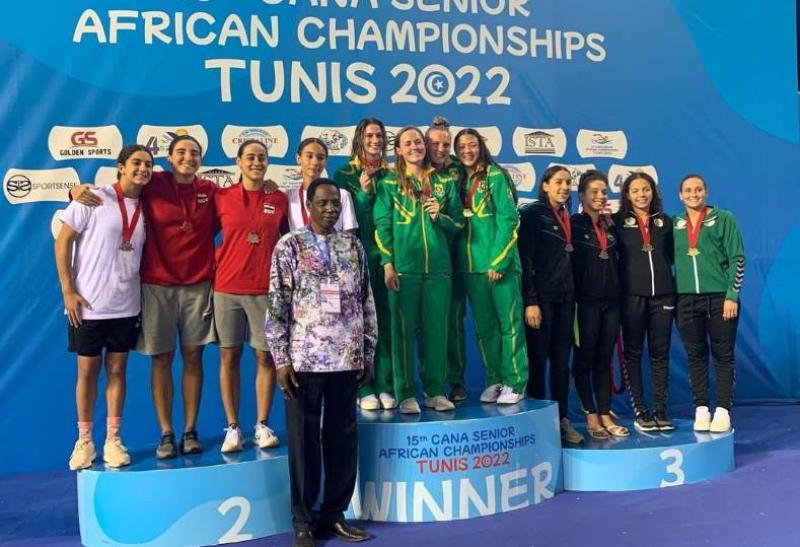 منخب مصر للناشئين فى بطولة إفريقيا للسباحة