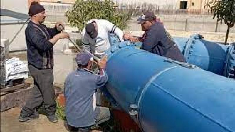 انقطاع المياه عن مدينة المنيا لأعمال الصيانة
