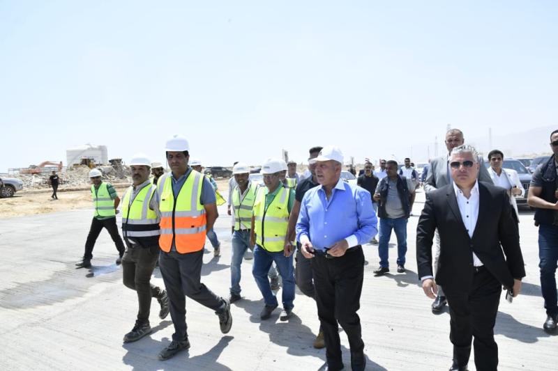 وزير النقل  يتابع معدلات تنفيذ مشروع استكمال أعمال تطوير ميناء العين السخنة 