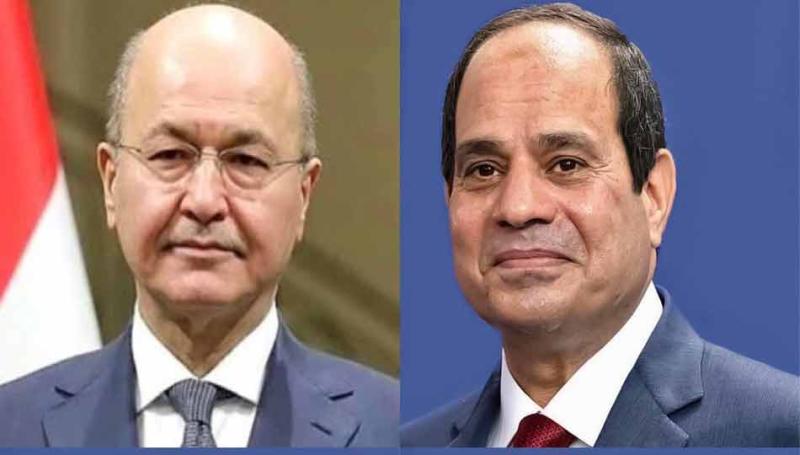 الرئيس السيسي يجري اتصالًا هاتفيًا بنظيره العراقي.. ويؤكد دعم مصر الكامل للعراق