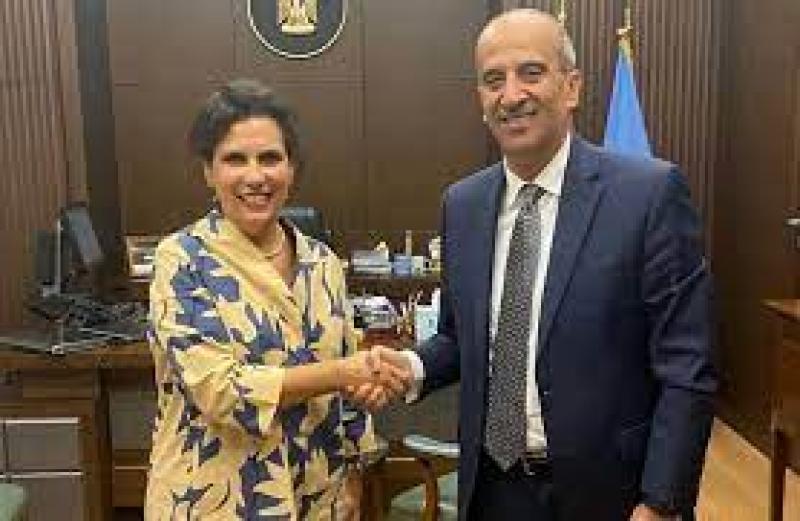 مندوب مصر بالأمم المتحدة يبحث التعاون مع المديرة الإقليمية لصندوق الأمم المتحدة للسكان في المنطقة العربية