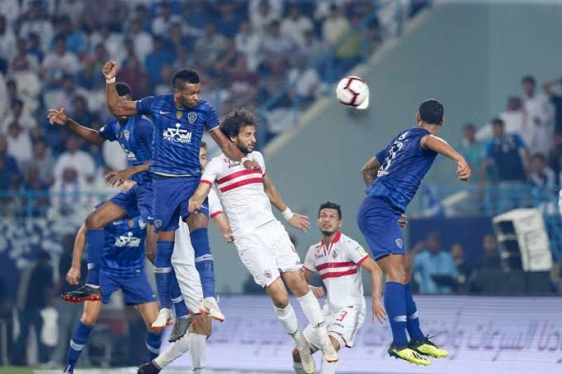 الزمالك والهلال السعودي