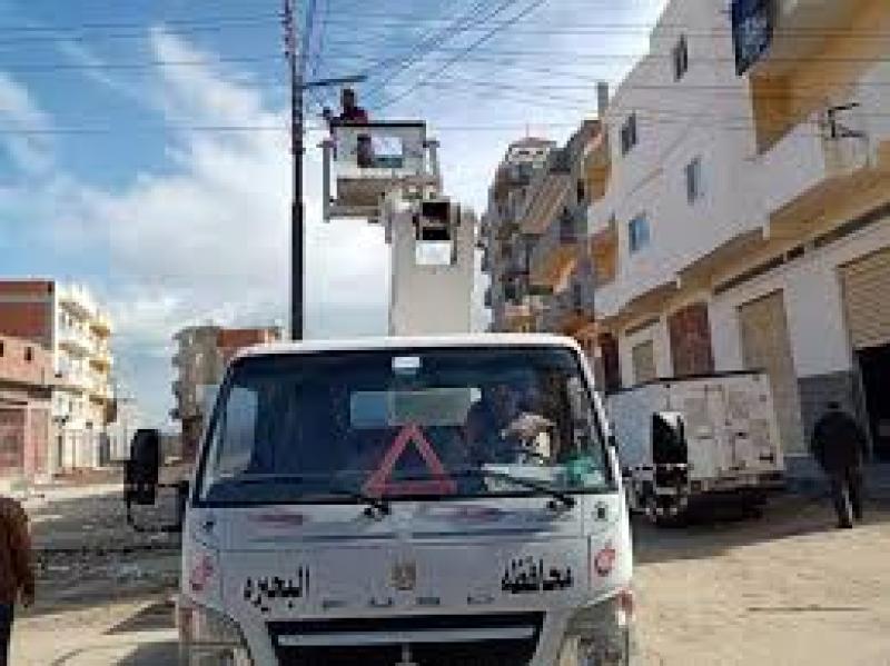 إطفاء 44 عامود وكشاف إنارة شرق الإسكندرية ترشيدا للكهرباء