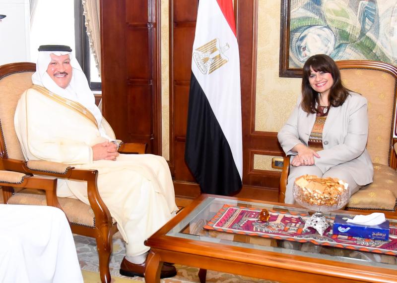 وزيرة الهجرة تستقبل السفير السعودي لدى مصر لبحث سبل تعزيز التعاون المشترك