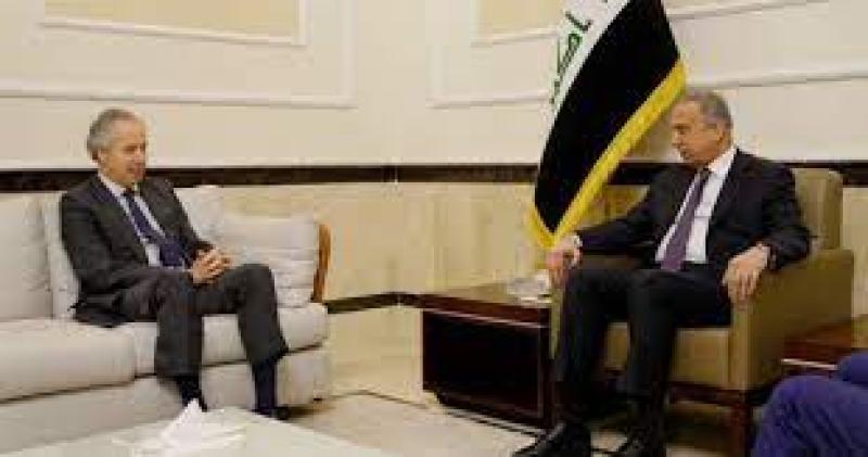 رئيس الوزراء العراقى مصطفى الكاظمى يستقبل السفير الإسبانى