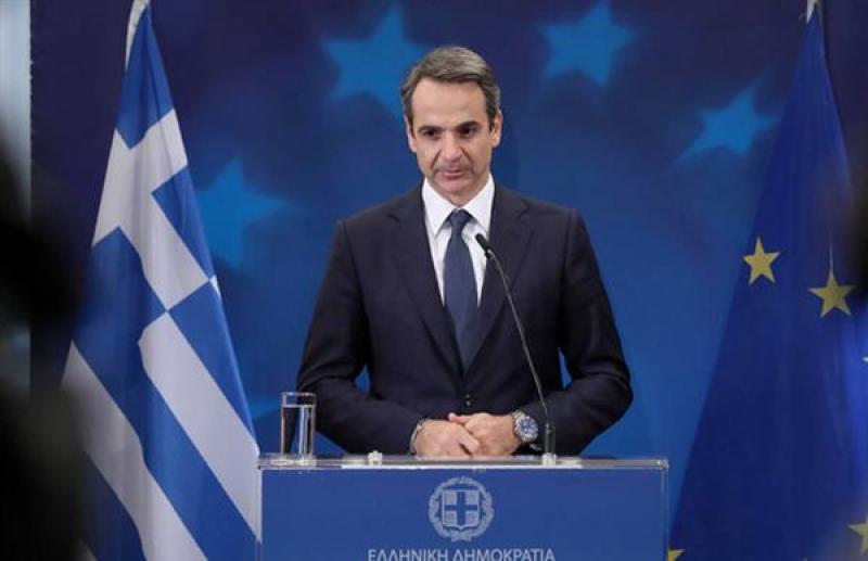 رئيس الوزراء اليوناني كيرياكوس ميتسوتاكيس