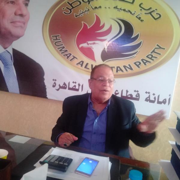  علي رضوان الامين العام المساعد وأمين تنظيم حزب حماه وطن بالقاهرة