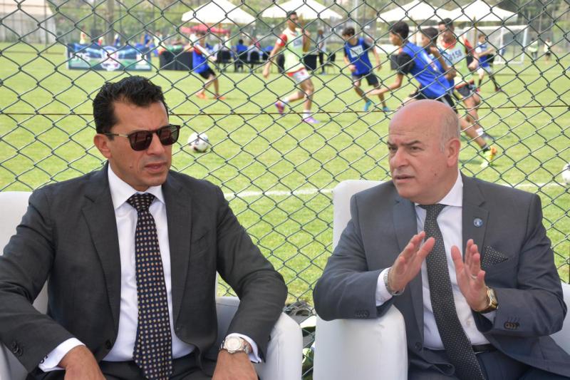 وزير الشباب والرياضة يشهد اختبارات كابيتانو مصر