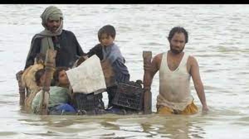 مناطق الفيضانات في جنوب باكستان