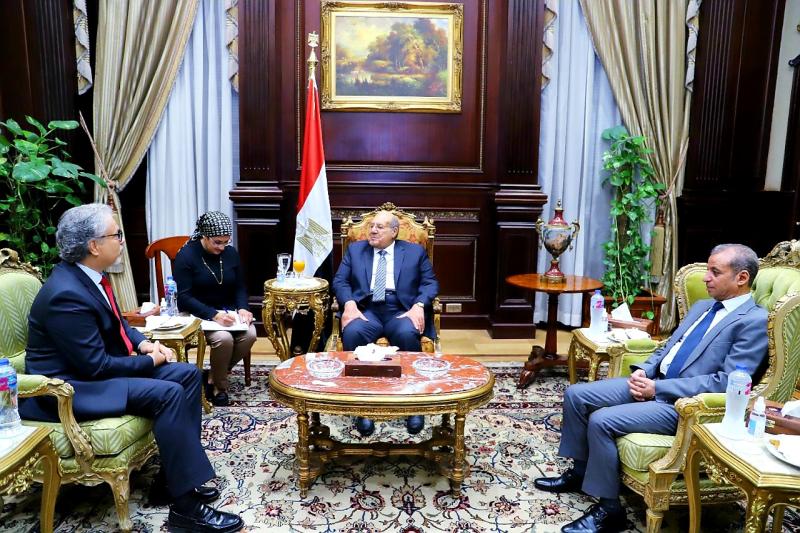 رئيس مجلس الشيوخ يلتقي سفير صربيا بالقاهرة