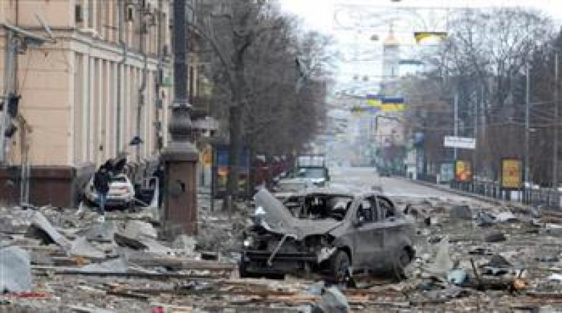 قصف على منطقة خاركيف