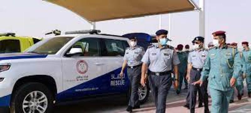 شرطة أبو ظبي تسيطر على حريق ناجم عن انفجار أسطوانة غاز بمنطقة المفرق