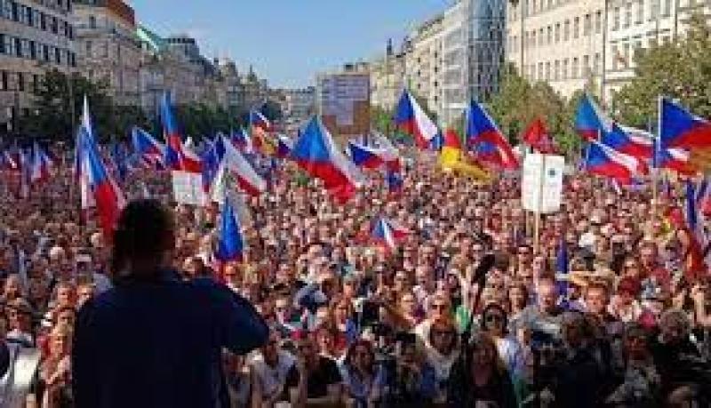 مظاهرات في التشيك