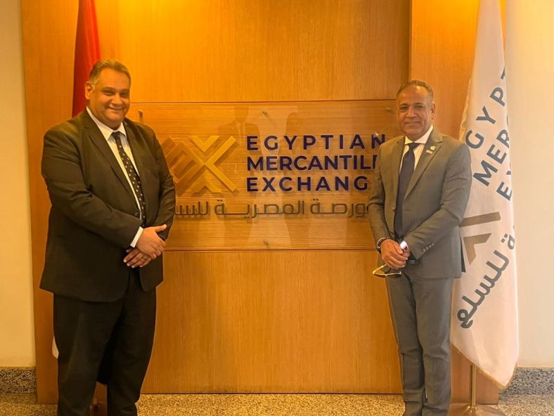 رئيس جمعية رجال الأعمال المصريين الأفارقة يلتقي رئيس البورصة السلعية المصرية لبحث التعاون