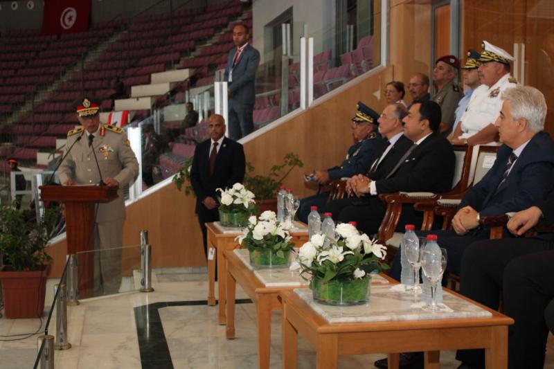 إفتتاح البطولة العربية العسكرية الثامنة للتايكوندو بصالة رادس بتونس