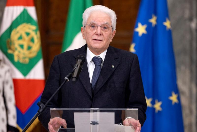 رئيس إيطاليا سيرجيو ماتاريلا